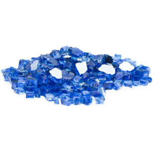 1/2″ Sapphire Blue Reflective Fire Glass