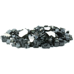 1/2″ Black Reflective Fire Glass